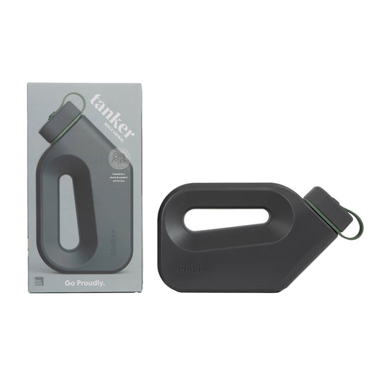 Tanker Portable Male Urinal, Cement Grey, 1/EA