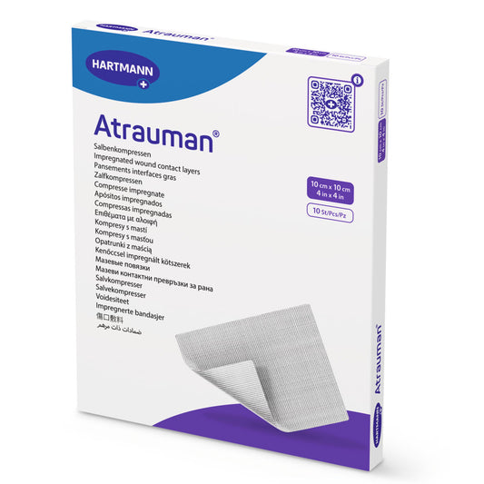 Atrauman® Impregnated Wound Contact Layer Dressing, 4 x 4 Inch, 10/BX