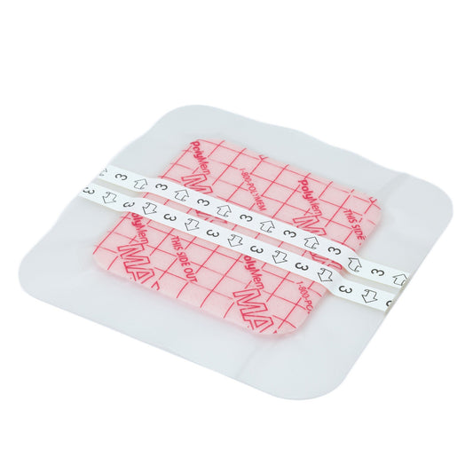 Polymem® Max® Adhesive With Border Foam Dressing, 6 X 6 Inch, 60/Cs