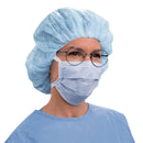 HALYARD PLEATED ANTI-FOG FOAM SURGICAL MASK, ONE SIZE FITS MOST, SOLD AS 300/CASE O&M 49214