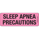 LABEL, SLEEP APNEA 2-15/16"X1"(333/RL) FL PINK, 333/RL