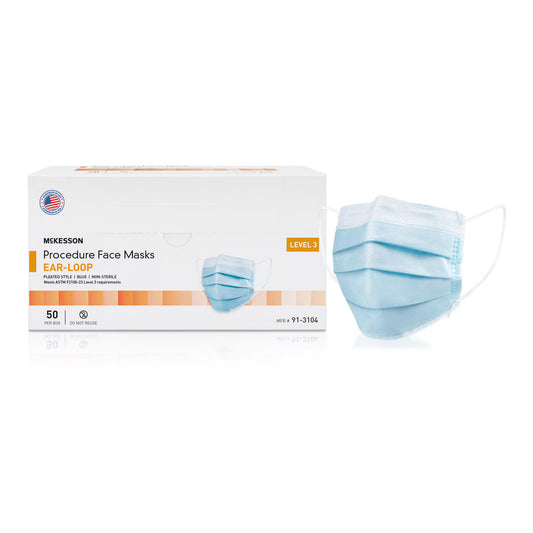 Mckesson Procedure Masks, Astm Level 3, 500/Cs