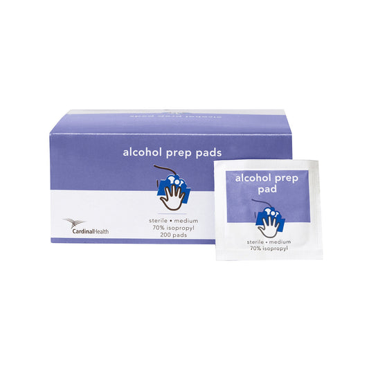 Cardinal Health™ Curity™ 70% Isopropyl Alcohol Alcohol Prep Pads, Medium Size, 4000/Cs