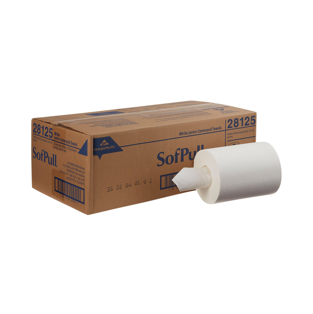 SofPull® White Paper Towel, 4795 Feet, 8 Rolls per Case, 8/CS