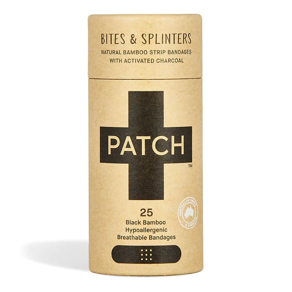 Patch™ Adhesive Strip With Charcoal, 3/4 X 3 Inch, 24/Cs