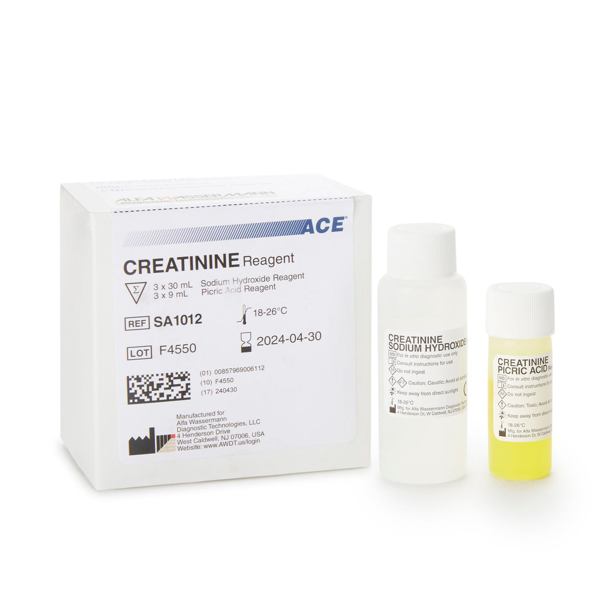 Ace® General Chemistry Reagent, Creatinine test, 1/KT