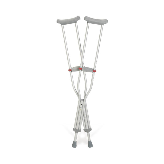 Red Dot Adult Underarm Crutches, 5'1" – 5'9", 1/PR