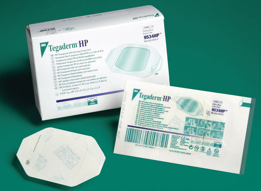 3M™ Tegaderm™ HP Transparent Film Dressing, 4 x 4¾ Inch Oval, 50/BX
