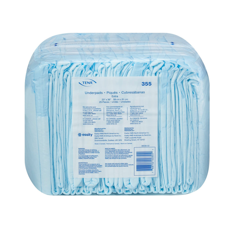 TENA® EXTRA ABSORBENT UNDERPAD, 23 X 36 INCH, SOLD AS 150/CASE ESSITY 355