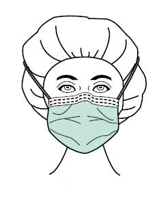 Precept® Sensitive Skin Plus Surgical Mask, 50/Bx
