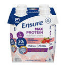 ENSURE® MAX PROTEIN NUTRITION SHAKE, STRAWBERRY, 11-OUNCE CARTON, SOLD AS 12/CASE ABBOTT 68169