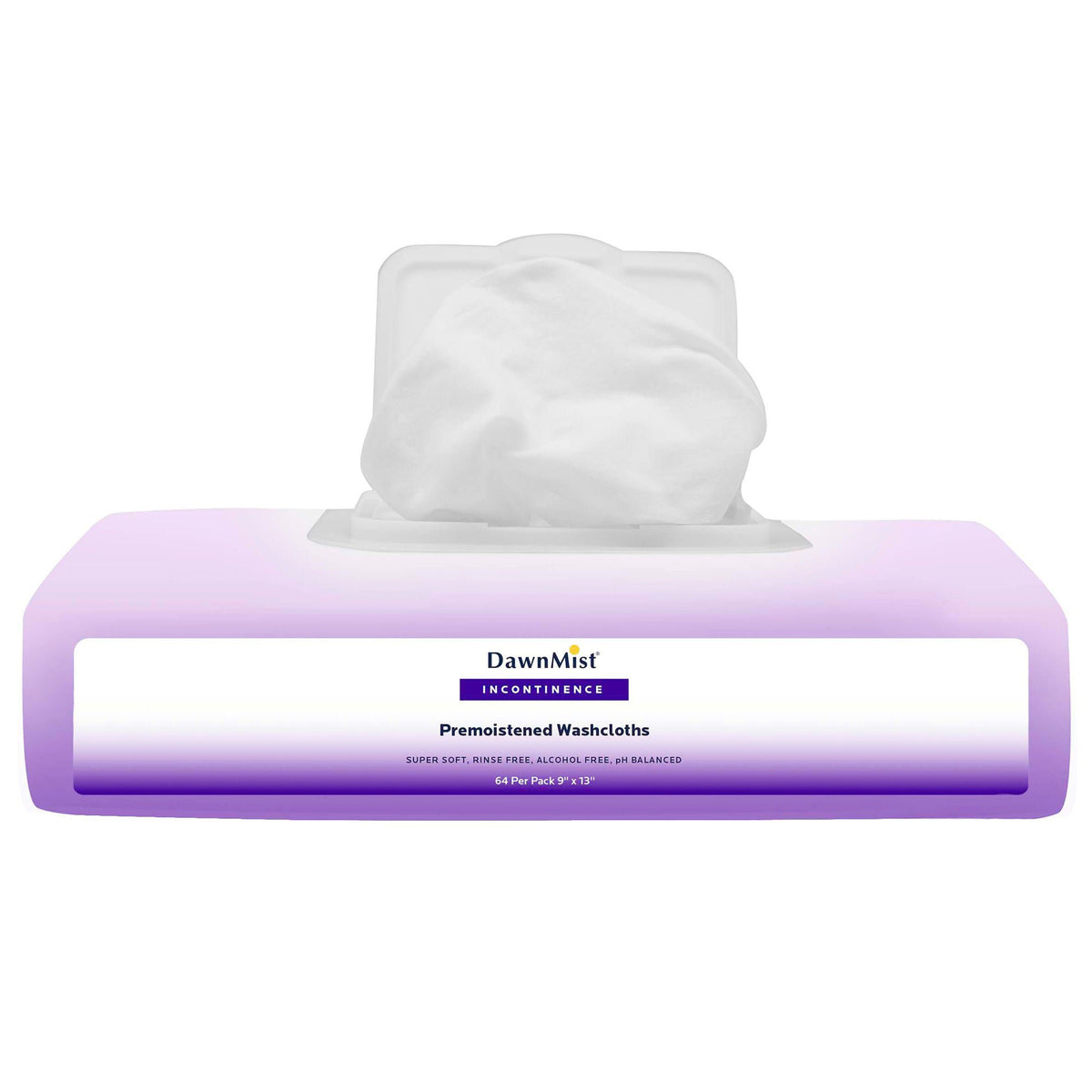 Dawnmist® Fresh Scent Pre-Moistened Wash Cloths, Soft Pack, 512/Cs