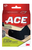 3M™ Ace™ Elbow Support, Left or Right Elbow, Large/X-Large, Black, 1/EA