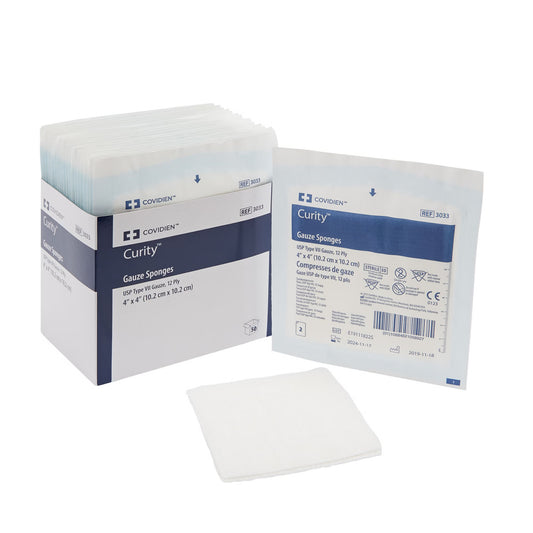 Curity™ Sterile Usp Type Vii Gauze Sponge, 4 X 4 Inch, 12-Ply, 600/Cs