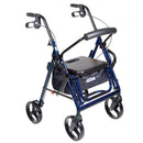 drive™ Duet Four Wheel Rollator, Blue, 1/CS