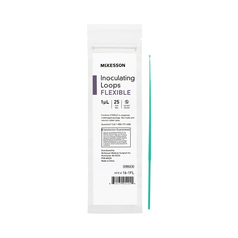 MCKESSON INOCULATING LOOP, LIGHT GREEN,1 ?L, 20-CENTIMETER LENGTH, SOLD AS 1000/CASE MCKESSON 16-1FL