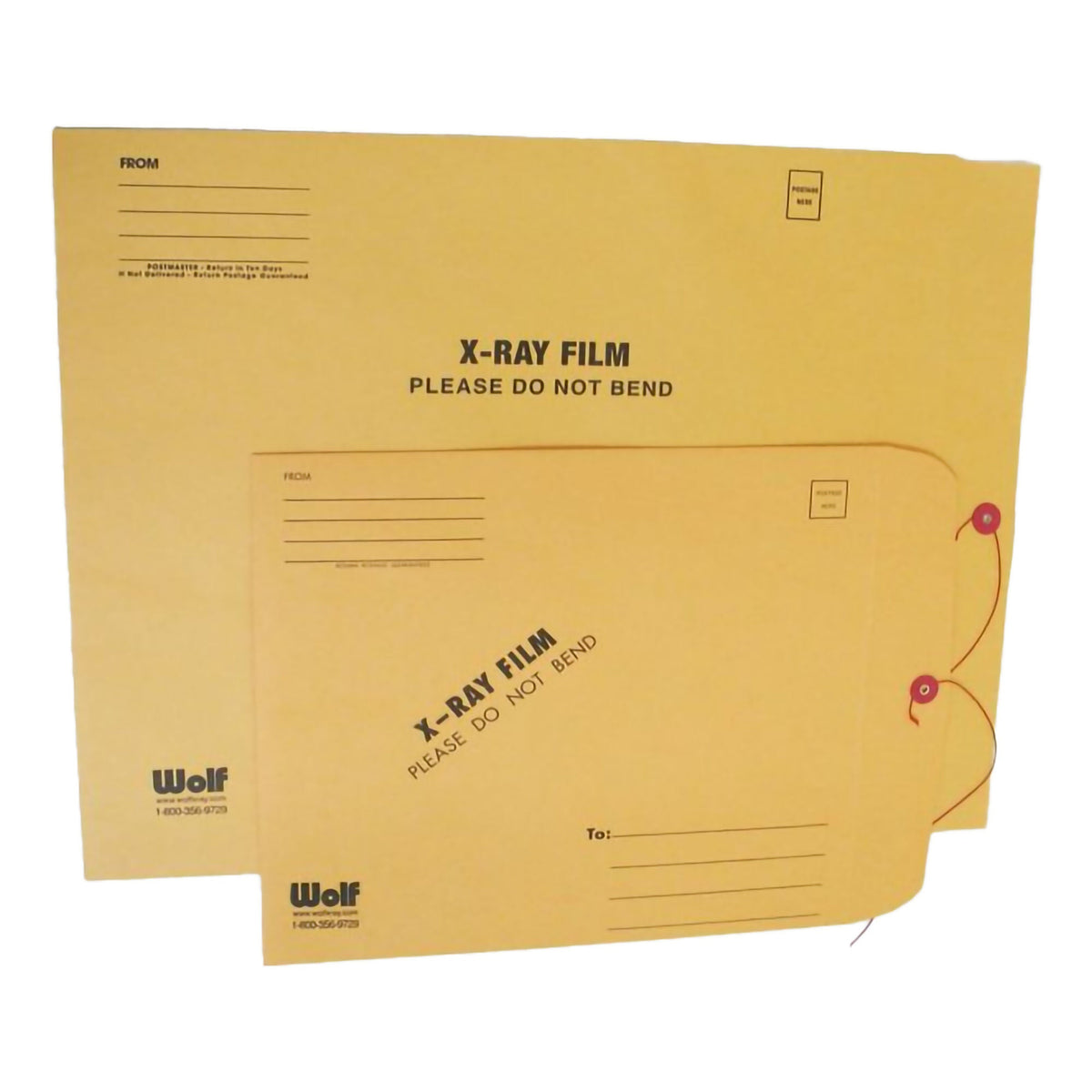 Wolf X-Ray Mailer Envelope, 100/CS
