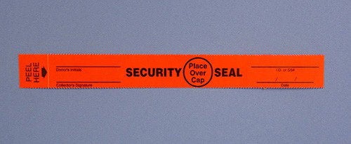 Seal, Security Tamper Evidentred (100/Pk), 100/Pk