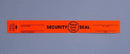SEAL, SECURITY TAMPER EVIDENTRED (100/PK), 100/PK
