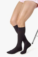 Jobst® Relief Compression Stockings, Knee High, Large, Black, Closed Toe, 1/PR