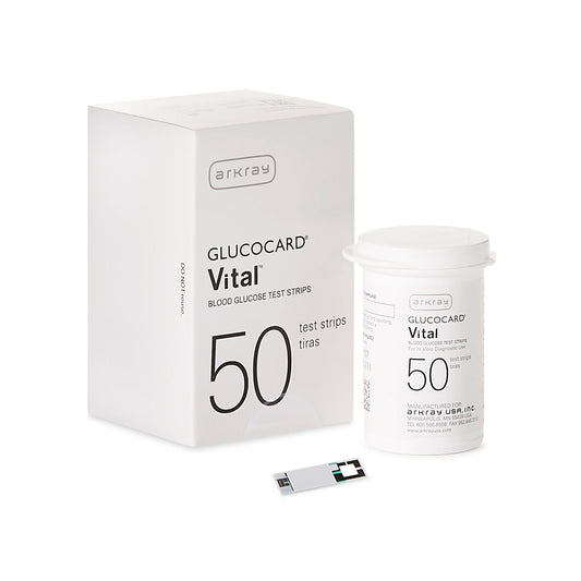 Glucocard® Vital™ Blood Glucose Test Strips, 600/Cs