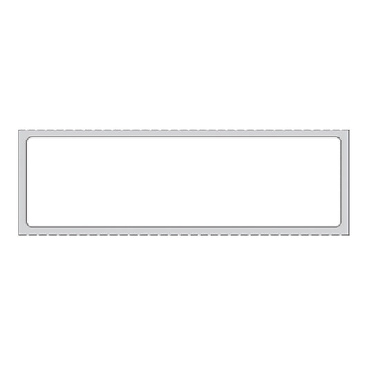 Pdc® Blank Thermal Label, 3-1/2 X 1 Inch, 10400/Cs