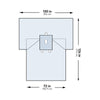 McKesson Sterile Pediatric Laparotomy Drape, 100 x 72 x 124 Inch, 10/CS