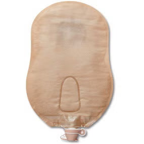 Premier™ 84893 One-Piece Ultra-Clear Urostomy Pouch, Pre-cut to Fit 22 mm Stomas, 5/BX