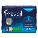 PREVAIL® DAILY UNDERWEAR MAXIMUM ABSORBENT UNDERWEAR, EXTRA LARGE, SOLD AS 64/CASE FIRST PUM-514