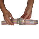 Posey® Pastel Gait Belt with Nickel Buckle, 70-Inch Length, 1/EA