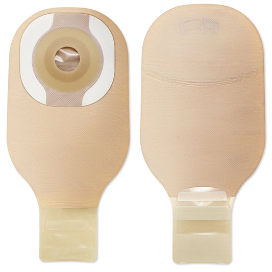 Premier™ 8990 One-Piece Beige Filtered Ostomy Pouch, Pre-cut to Fit 19 mm Stomas, 5/BX