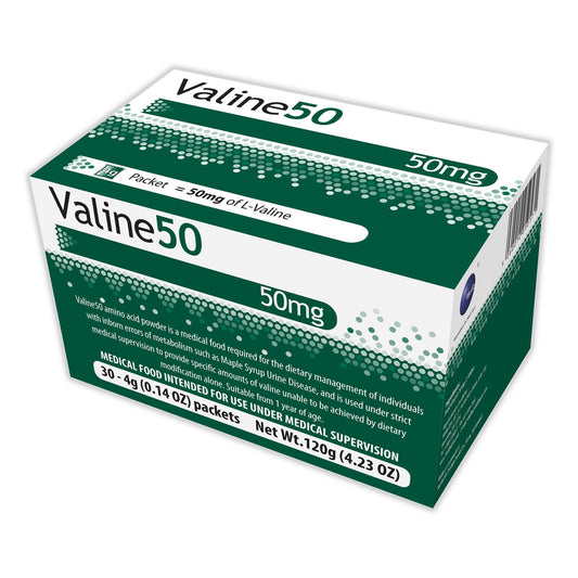 Valine50 Medical Food for the Dietary Management of MSUD, 30/BX
