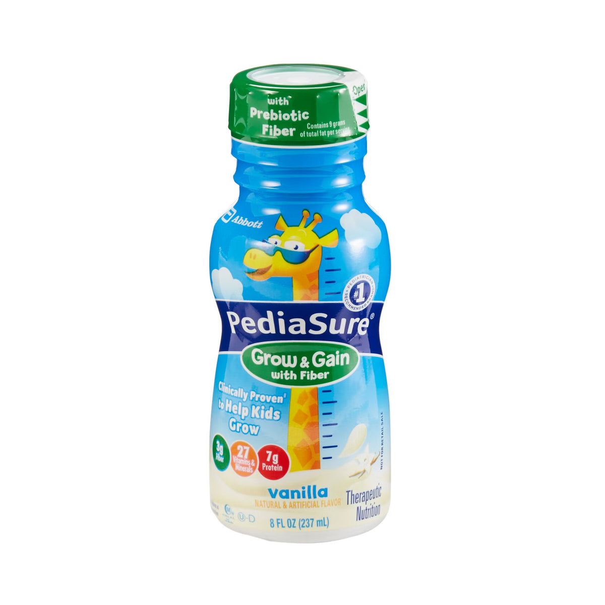 Pediasure Grow & Gain With Fiber Therapeutic Nutrition, Vanilla, 8-Ounce Bottle, 24/Cs