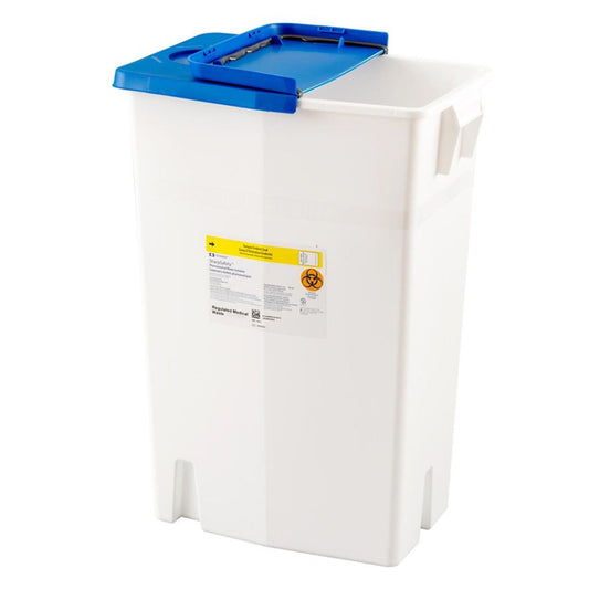 PharmaSafety™ Pharmaceutical Waste Container, 18 Gallon, 18.25 x 26 x 12.75 Inch, 5/CS
