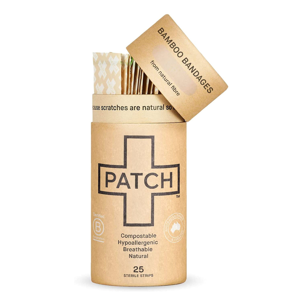 Patch™ Tan Adhesive Strip, 3/4 X 3 Inch, 24/Cs