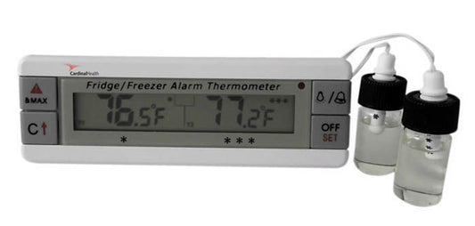THERMOMETER, FRIDGE FREEZER STICK CELSIUS DUAL TEMP, 1/EA