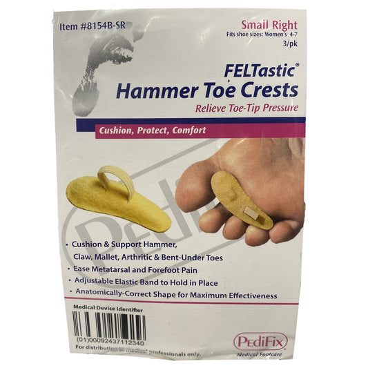 Pedifix® Right Pull-On Hammer Toe Crest For Right Foot, Small, 1/Pk