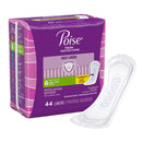 POISE® BLADDER CONTROL PADS FOR WOMEN, LIGHT ABSORBENCY, 8.5-INCH LENGTH, SOLD AS 44/PACK KIMBERLY 19304