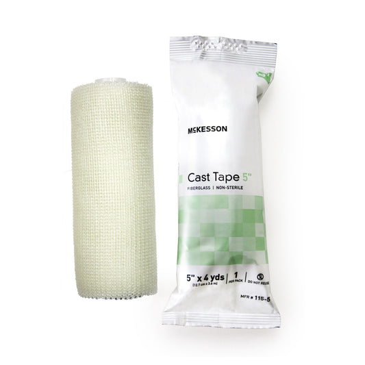 Mckesson White Plaster Bandage, 5 Inch X 4 Yard, 10/Bx