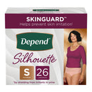 BRIEF, INCONT DEPEND SILHOUETTE WMN SM (26/PK 2PK/CS), 52/CS