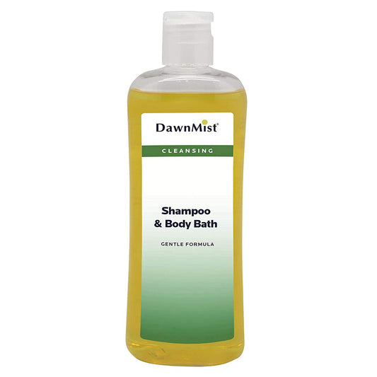 DawnMist® Shampoo & Body Bath, Apricot Scent, 8-ounce Bottle, 48/CS