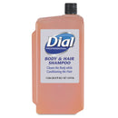 Dial® Professional Hair and Body Wash Refill Bottle, 1 Liter, 8/CS