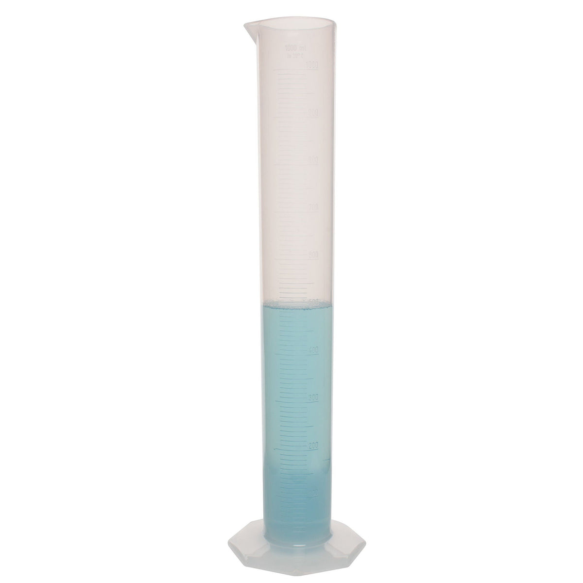 Bel-Art Translucent Polypropylene Graduated Cylinder, 1,000 Ml, 1/Ea
