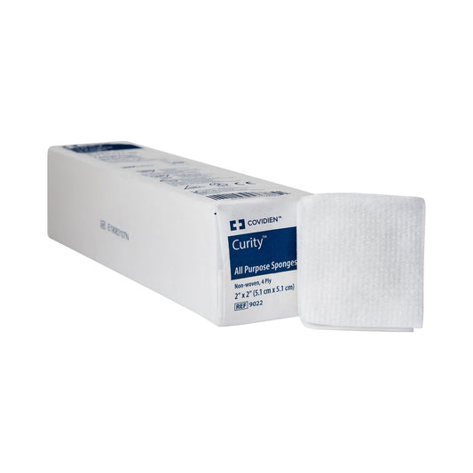 Curity™ Nonwoven Sponge, 2 X 2 Inch, 4-Ply, 8000/Cs
