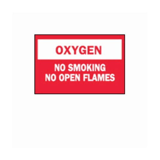 Sign "Oxygen No Smoking", 1/Ea