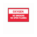 SIGN "OXYGEN NO SMOKING", 1/EA