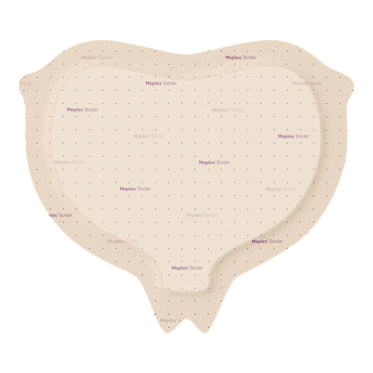 Mepilex® Border Sacrum Foam Dressing, 22 X 25 Centimeter, 40/Cs