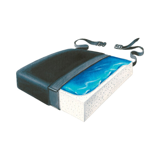 Skil-Care™ Seat Cushion, 18 X 16 X 2-1/2 Inch, 1/Ea