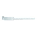 Veri-Color® Insert Vinyl Wristband, 1 x 10 Inch, White, 250/BX