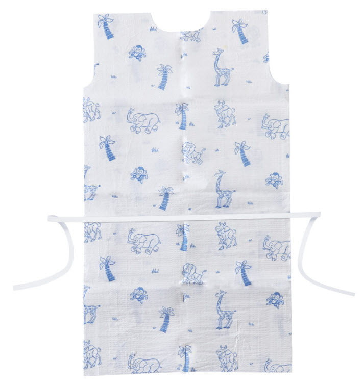 Graham Medical Quality Pediatric Examination Gowns Gown Exam Tpt 20X36 Animalparade (280) 50/Cs -70280N - BriteSources